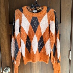❌ SOLD ❌ EVEREVE Frankie Argyle Sweater